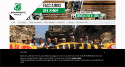 Desktop Screenshot of legambientepuglia.it